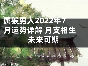 属猴男人2022年7月运势详解 月支相生未来可期