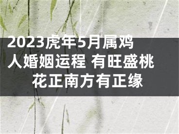 2023虎年5月属鸡人婚姻运程 有旺盛桃花正南方有正缘