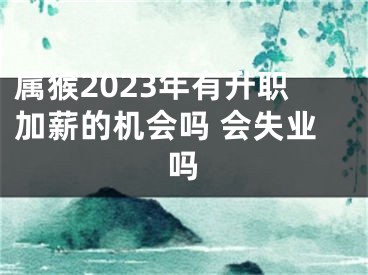 属猴2023年有升职加薪的机会吗 会失业吗