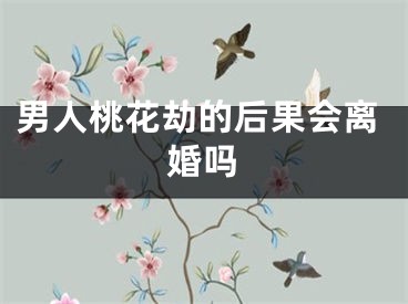 男人桃花劫的后果会离婚吗