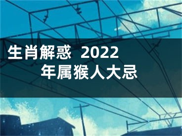 生肖解惑  2022年属猴人大忌