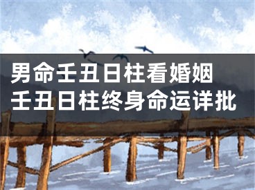 男命壬丑日柱看婚姻 壬丑日柱终身命运详批