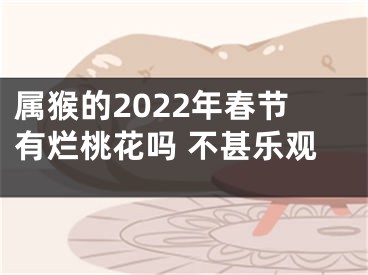 属猴的2022年春节有烂桃花吗 不甚乐观