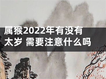 属猴2022年有没有太岁 需要注意什么吗