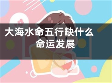 大海水命五行缺什么 命运发展