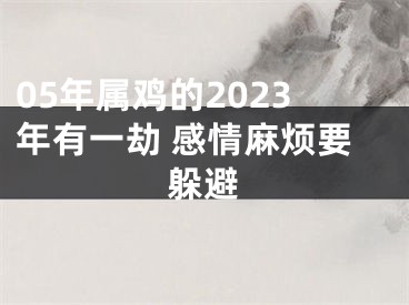 05年属鸡的2023年有一劫 感情麻烦要躲避