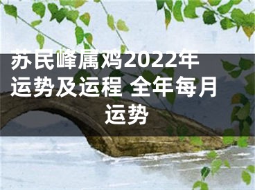 苏民峰属鸡2022年运势及运程 全年每月运势