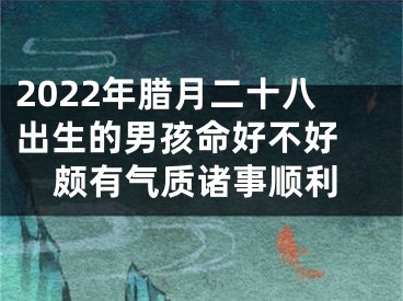 2022年腊月二十八出生的男孩命好不好 颇有气质诸事顺利