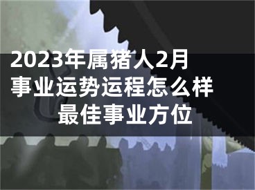 2023年属猪人2月事业运势运程怎么样 最佳事业方位