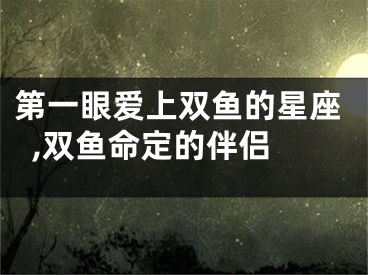 第一眼爱上双鱼的星座,双鱼命定的伴侣 