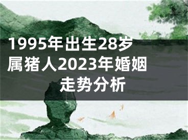 1995年出生28岁属猪人2023年婚姻走势分析