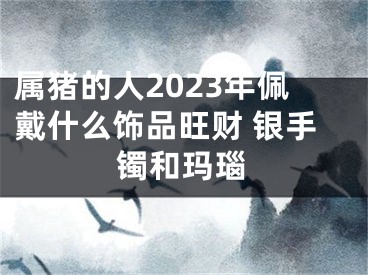 属猪的人2023年佩戴什么饰品旺财 银手镯和玛瑙