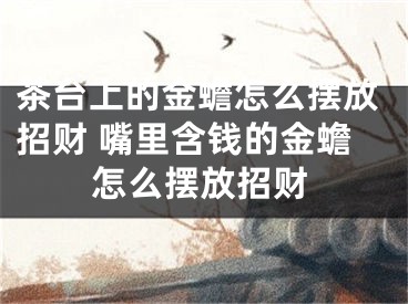 茶台上的金蟾怎么摆放招财 嘴里含钱的金蟾怎么摆放招财