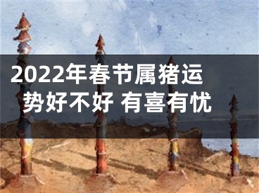 2022年春节属猪运势好不好 有喜有忧