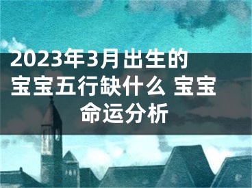 2023年3月出生的宝宝五行缺什么 宝宝命运分析