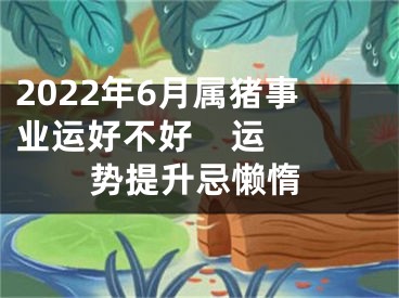 2022年6月属猪事业运好不好    运势提升忌懒惰