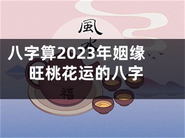 八字算2023年姻缘 旺桃花运的八字