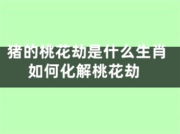 猪的桃花劫是什么生肖 如何化解桃花劫