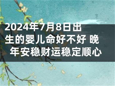 2024年7月8日出生的婴儿命好不好 晚年安稳财运稳定顺心