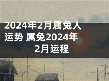 2024年2月属兔人运势 属兔2024年2月运程