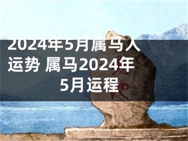 2024年5月属马人运势 属马2024年5月运程