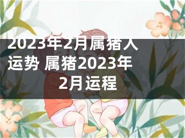 2023年2月属猪人运势 属猪2023年2月运程