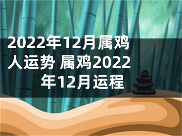 2022年12月属鸡人运势 属鸡2022年12月运程