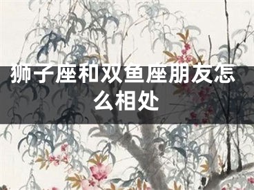 狮子座和双鱼座朋友怎么相处