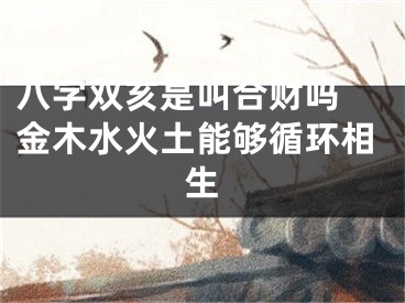 八字双亥是叫合财吗 金木水火土能够循环相生