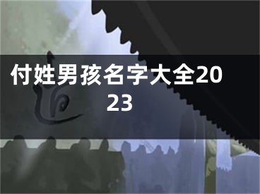 付姓男孩名字大全2023