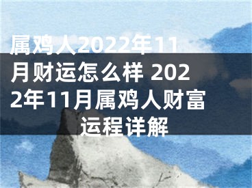 属鸡人2022年11月财运怎么样 2022年11月属鸡人财富运程详解