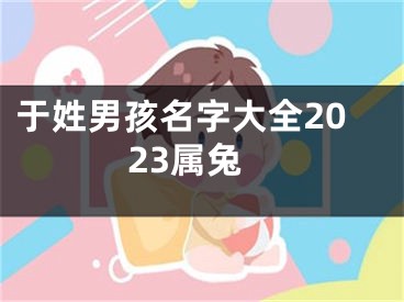 于姓男孩名字大全2023属兔